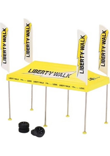 Nessiworld Mini Gt 1/64 Paddock Service Tent Set - Lb Racing