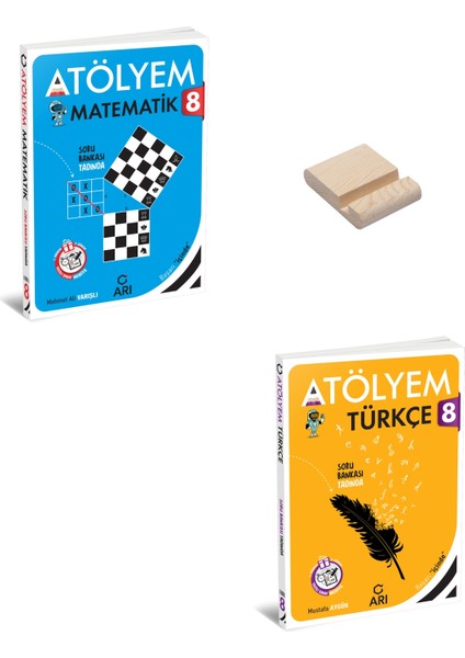 Lgs 8. Sınıf Atölyem Matematik ve Türkçe + Telefon Standı