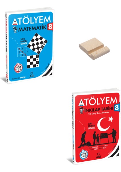 Lgs 8. Sınıf Atölyem Matematik ve Inkılap Tarihi + Telefon Standı