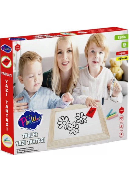 Nessiworld Playwood Ahşap Tablet Yazı Tahtası