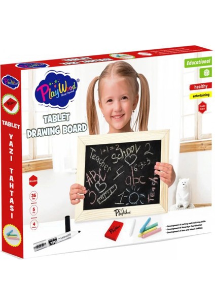 Nessiworld Playwood Ahşap Tablet Yazı Tahtası fiyatları