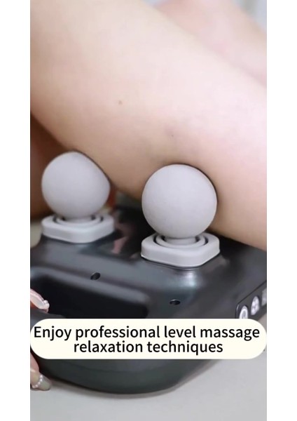 Drimori 4 Başlıklı Masaj Tabancası - Ergonomik Derin Doku Sırt ve Boyun Masaj Aleti Sızı Giderici