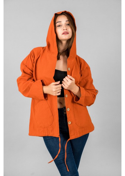 Müslin Kadın Kapüşonlu Ceket modelleri