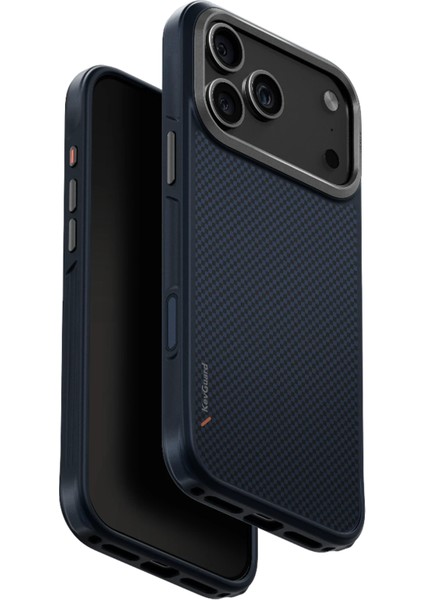 Iphone 17 Pro Keva Karbon Kılıf Armaid Fiber Magsafe Özellikli (Magclick™) Premium Koruyucu Kapak