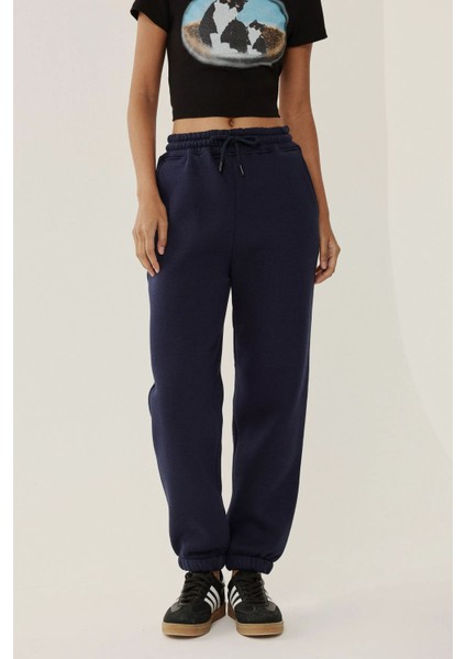 Kadın Basic Jogger Pantolon Lacivert