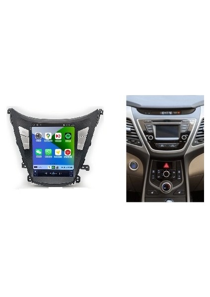 Hyundai Elantra Tesla 2011-2014 4gb Ram 32GB Hafıza 4 Çekirdek Carplay Kamera Android Multimedya