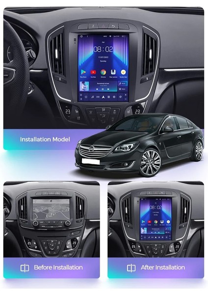 Opel Insignia Tesla 2013/2016 4gb Ram 32GB Hafıza Carplay Kamera Android Multimedya modelleri