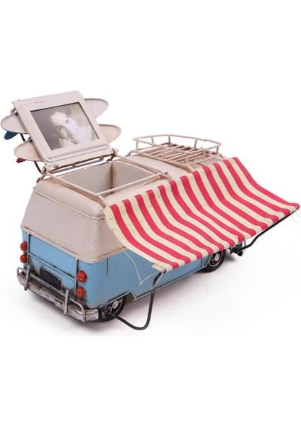 Dekoratif Metal Minibüs Çerçeveli Kalemlik Tenteli modelleri