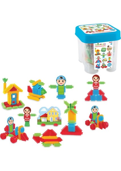 Nessiworld 03324 Kaktüs Blokları 120 Parça -Dede