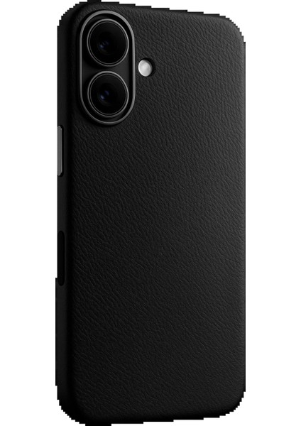 iPhone 17 Wonder Deri Magsafe Kapak - SIYAH-(5796) - SBS4610-2395