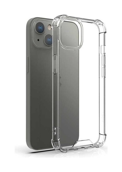 Apple iPhone 13 Pro 6.1'' Şeffaf Tank Silikon Kapak