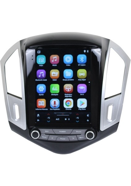 Chevrolet Cruze Tesla 2013/2015 4gb Ram 64GB Hafıza Carplay Kamera Android Multimedya