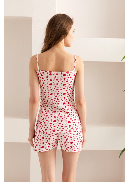 Yazlık Şortlu Askılı Kadın Pijama Takımı fiyatları