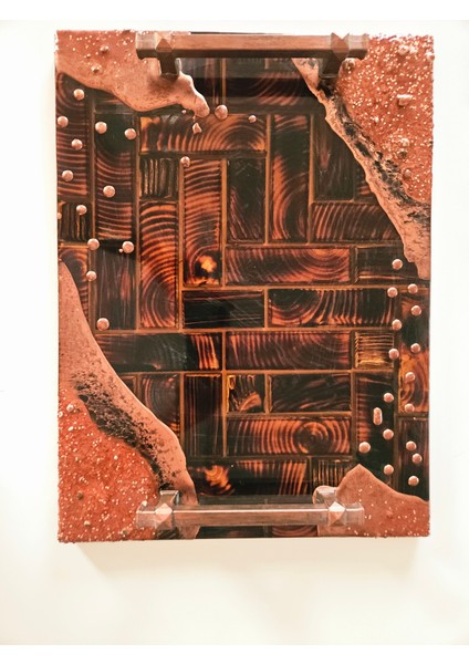 Özel Tasarım Epoksi & Çam Ağacı Tepsi