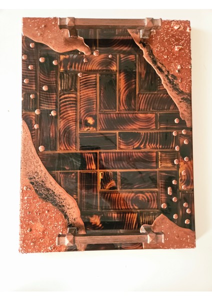 Özel Tasarım Epoksi & Çam Ağacı Tepsi fiyatları