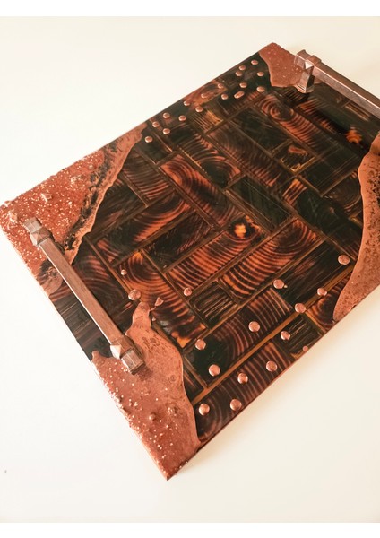 Özel Tasarım Epoksi & Çam Ağacı Tepsi modelleri