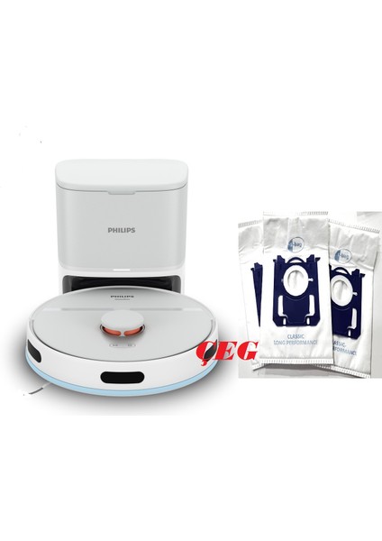 Homerun XU2100/20 2000 Serisi Islak Kuru Moplu Istasyonlu Robot Süpürge Torbası Çeg