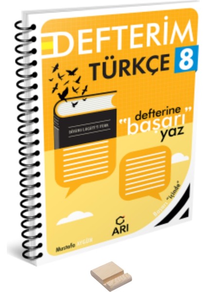 Lgs 8. Sınıf Türkçe Defterim ve Telefon Standı