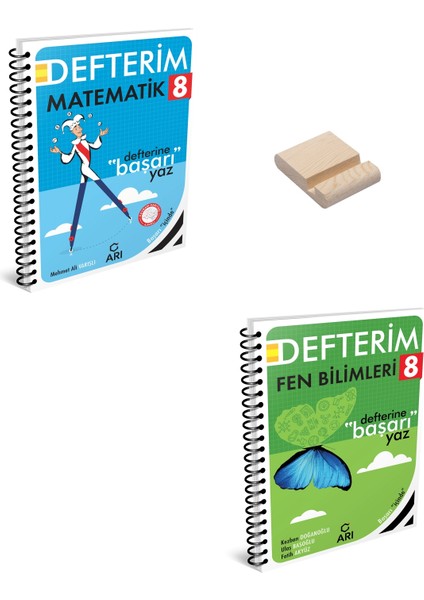 Lgs 8. Sınıf Defterim Matematik ve Fen Bilimleri + Telefon Standı
