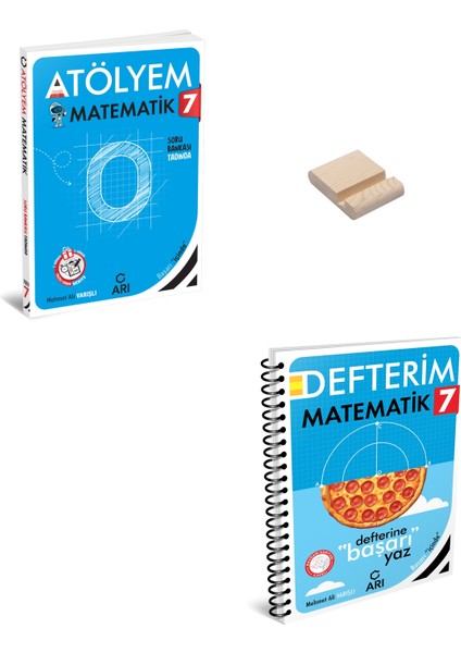 7. Sınıf Matematik Atölyem ve Defterim + Telefon Standı
