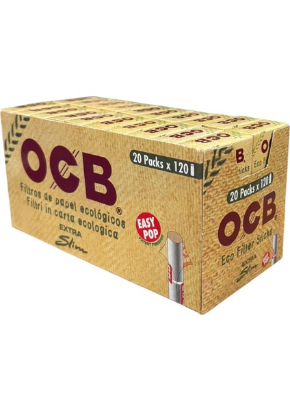 Organik Ultra Ince Filtre - 20 Kutu 2400 Adet fiyatları