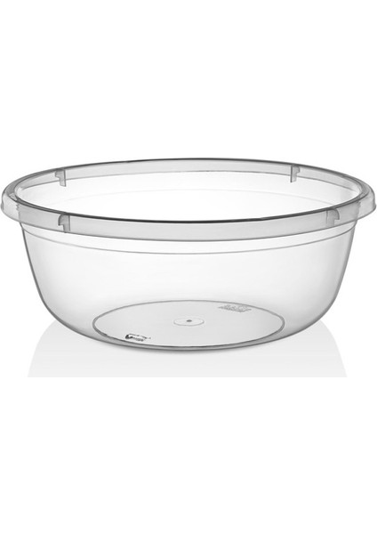 3 No Badya Şeffaf 11 Lt 38X14,5, Beyaz, Dayanıklı, Kullanışlı, Şık, Kaliteli Ürün