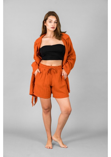 Müslin Kadın Yakalı Kimono modelleri