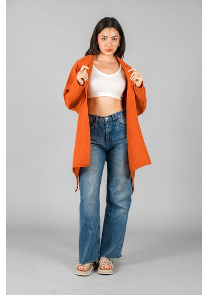 Müslin Kadın Yakalı Kimono indirimleri