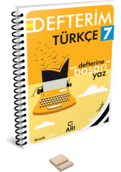 7. Sınıf Türkçe Defterim ve Telefon Standı