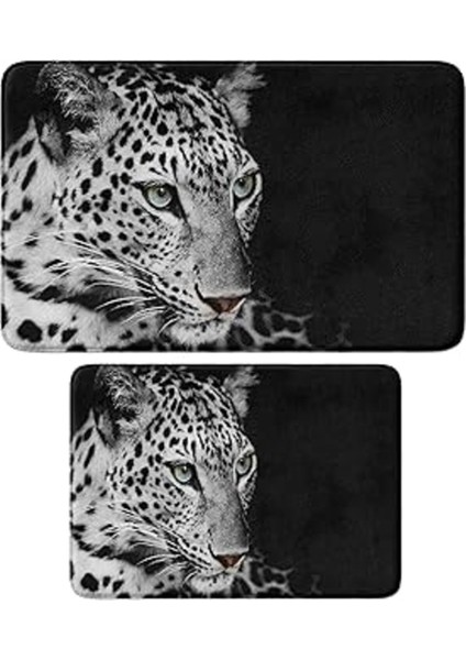 Sevimli Mikrofiber Banyo Paspası, Kaymaz Taban, Makinede Yıkanabilir, Kırmızı