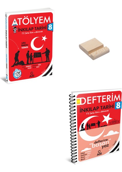 Lgs 8. Sınıf Inkılap Tarihi Atölyem ve Defterim + Telefon Standı