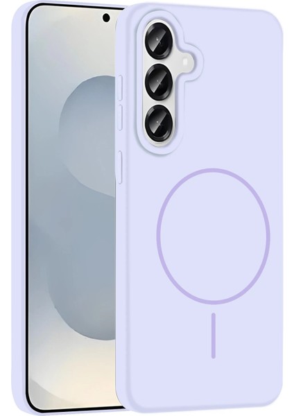 Samsung Galaxy S25 Kılıf Jully Magsafe Kapak - LILA-(5796) - SBS8131-6293