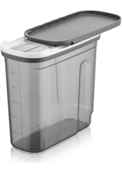 Gri 3 Lt Saklama Kabı, Pratik ve Şık Ev Gereçleri