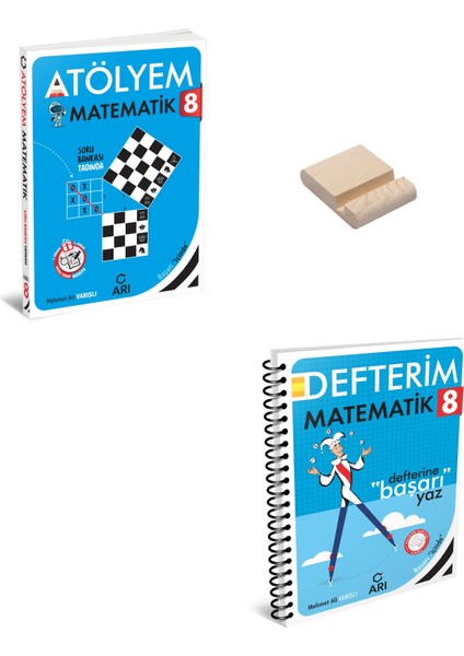 Lgs 8. Sınıf Matematik Atölyem ve Defterim + Telefon Standı