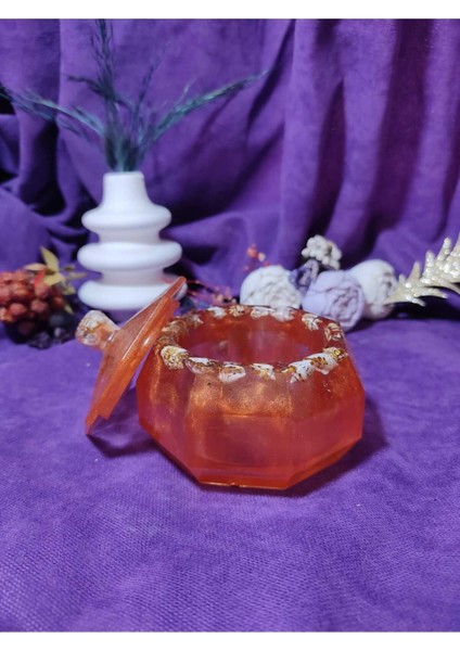 Turuncu Küçük Takı ve Boncuk Kutusu, Şık Saklama ve Hediye Seçeneği modelleri