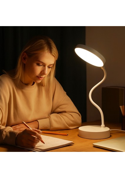 Telefon Yuvalı Bükülebilir LED Masa Lambası – Çalışma & Okuma Için modelleri