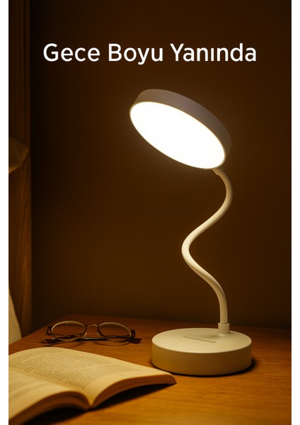 Telefon Yuvalı Bükülebilir LED Masa Lambası – Çalışma & Okuma Için fırsatları