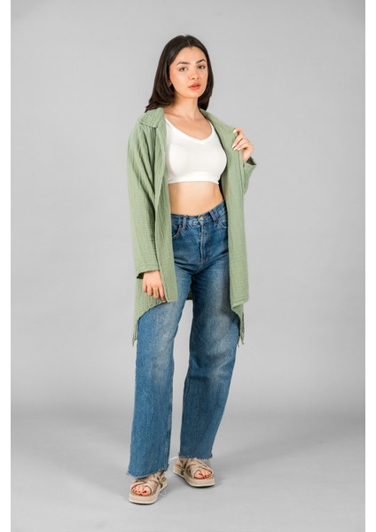 Müslin Kadın Yakalı Kimono fırsatları