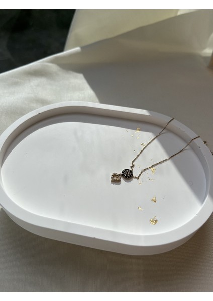 Beyaz Beton Dekor Takı Düzenleyici, Şık ve Pratik Organize Çözümü