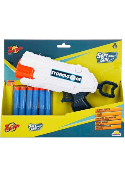 Nessiworld 2712 Zapp 6 Mermili Sünger Dart Atan Silah -Sunman fiyatları