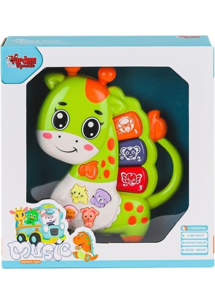 Nessiworld JLG-855-66A Işıklı ve Müzikli Zürafa Bebek Pianosu -Vardem Oyuncak fiyatları