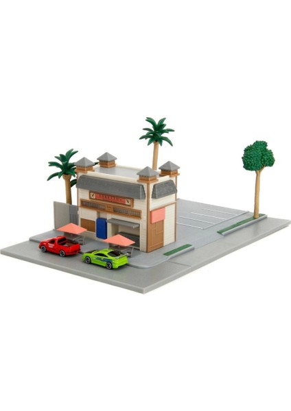 Nessiworld Hızlı & Öfkeli Toretto´s Café Nano Sahne Diaroma Modellemesi