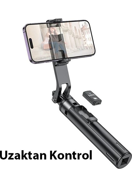 Hoco K21 Uzaktan Kumandalı Tripod Selfie ÇUBUĞU-(5775) - ETC6890-4126 modelleri