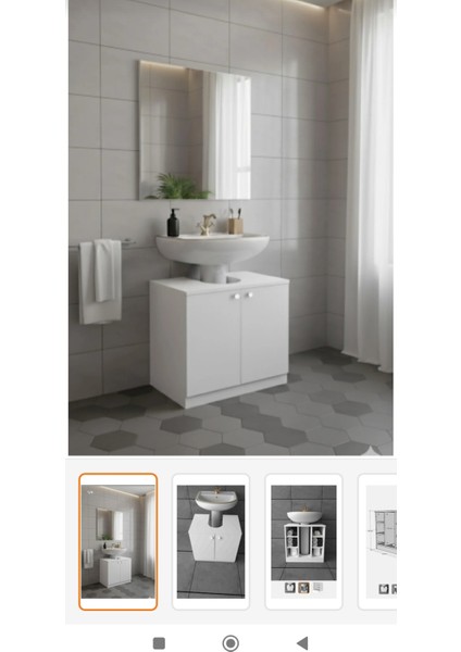 Ayaklı Lavabo Dolabı 001 Banyo Dolabı Lavabo Alt Dolap