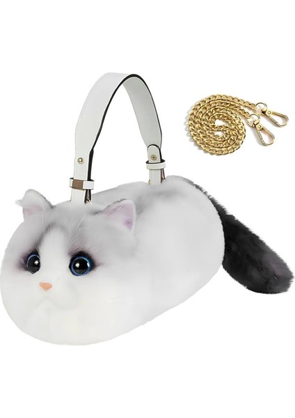 Nessiworld B&d Kedi El Çantası Kirli Beyaz