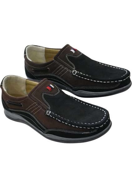 Erkek Günlük Ayakkabı –%100 Hakiki Nubuk Deri, Ortopedik Termo Taban, Rahat ve Şık Slip-On Model fiyatları