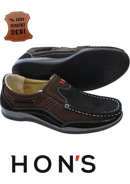 Erkek Günlük Ayakkabı –%100 Hakiki Nubuk Deri, Ortopedik Termo Taban, Rahat ve Şık Slip-On Model fırsatları