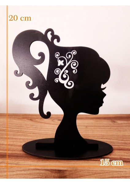 Siyah Ahşap Takı ve Aksesuar Askısı, Şık ve Kullanışlı Tasarım fiyatları