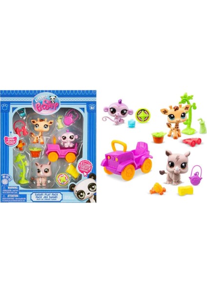 Nessiworld Littlest Pet Shop Minişler Safari Oyun Seti S1