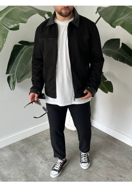 Erkek Siyah Mevsimlik Süet Ceket fiyatları